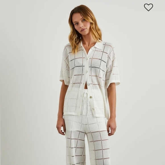 Rails Clemente top white medium NWOT - Picture 2 of 9